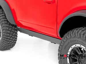 Ford Bronco Side Steps - Power Running Boards - 2 Door - Rough Country - E-Boards